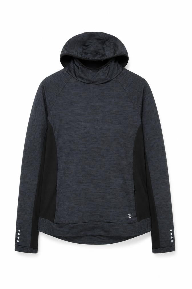 Front view of Dunnes Sport Women’s Dark Grey Performance Hoodie Small