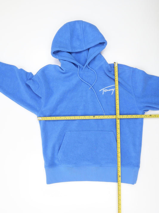 Tommy Jeans Men's Blue Fleece Pullover Hoodie Size M