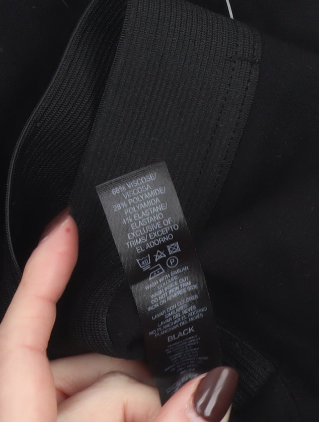 Dunnes Women Black Medium Viscose Blend Leggings