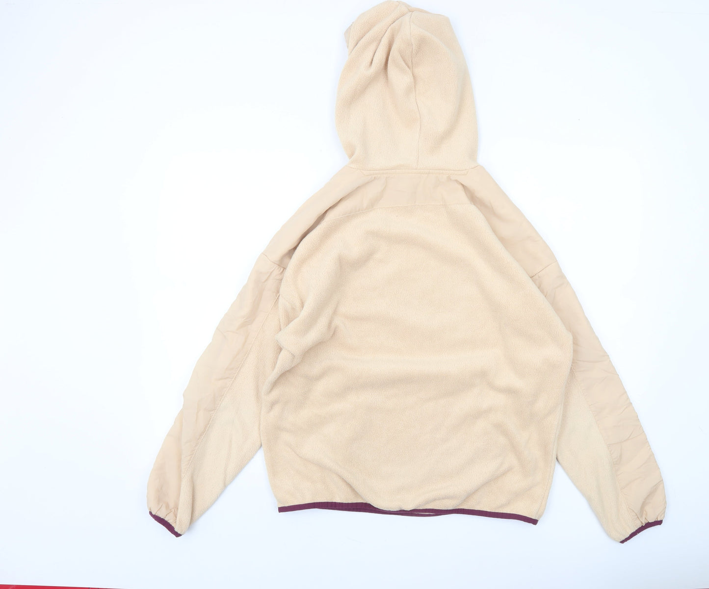 Womens UK S Relaxed adidas Beige Pullover Hoodie