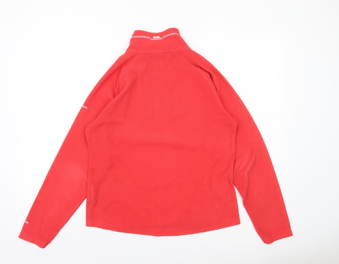Womens UK L Regular Trespass Red Pullover Sweatshirt