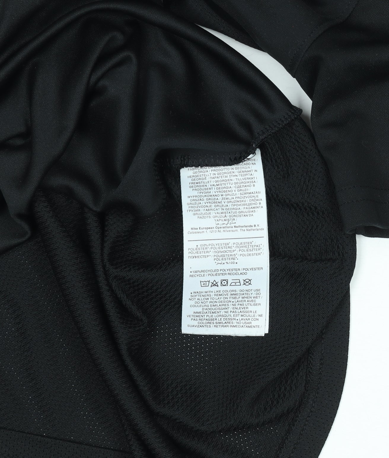 Nike Men's Black Dri-FIT Short Sleeve Athletic T-Shirt Size M