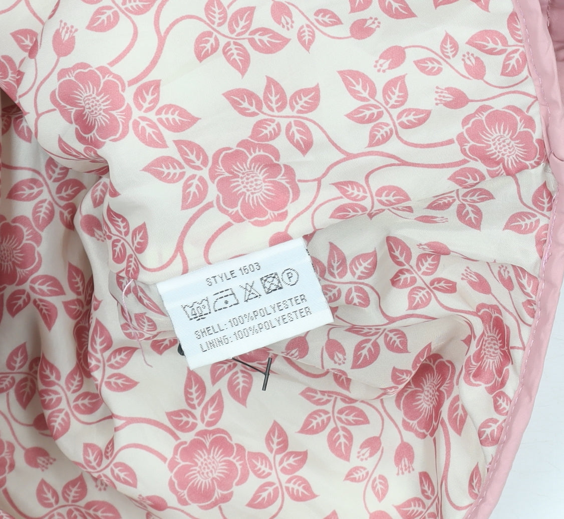 Champion Burford Women's Pink Quilted Mid-Length Jacket Size 10