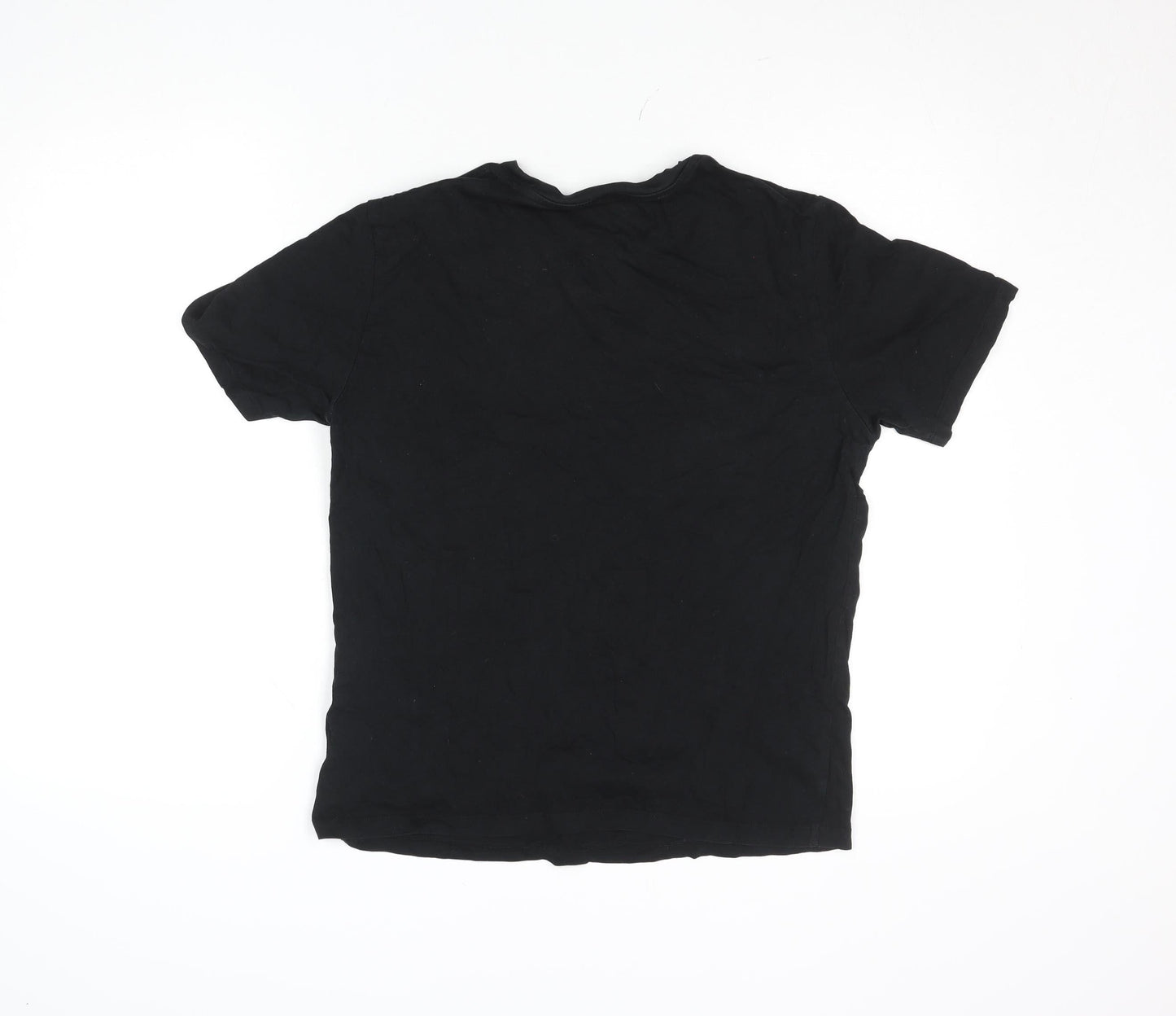 Levi’s Men’s Black Graphic Logo Crew Neck Cotton T-Shirt Size S