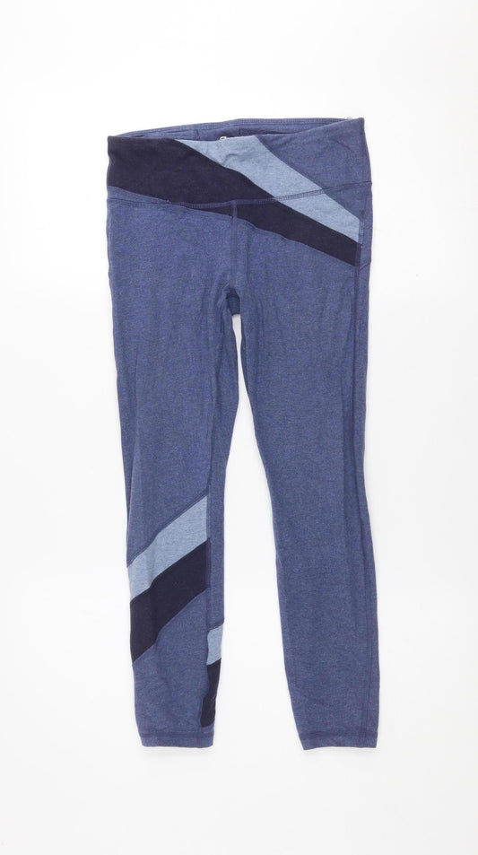 GapFit Women's Blue Performance Cotton Leggings Size S