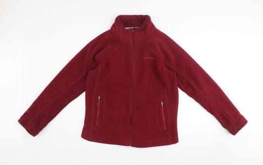 Craghoppers Women’s Red Fleece Full Zip Jacket Size 16