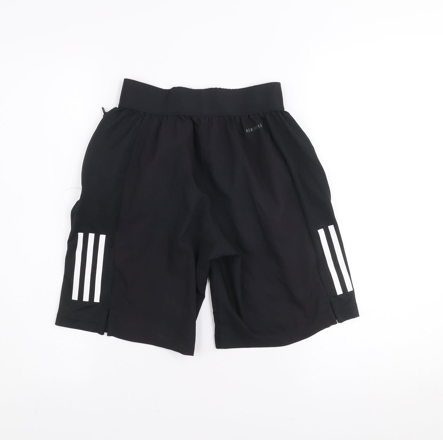 Adidas Boys Black 11-12 Years Athletic Shorts Lightweight Sportswear