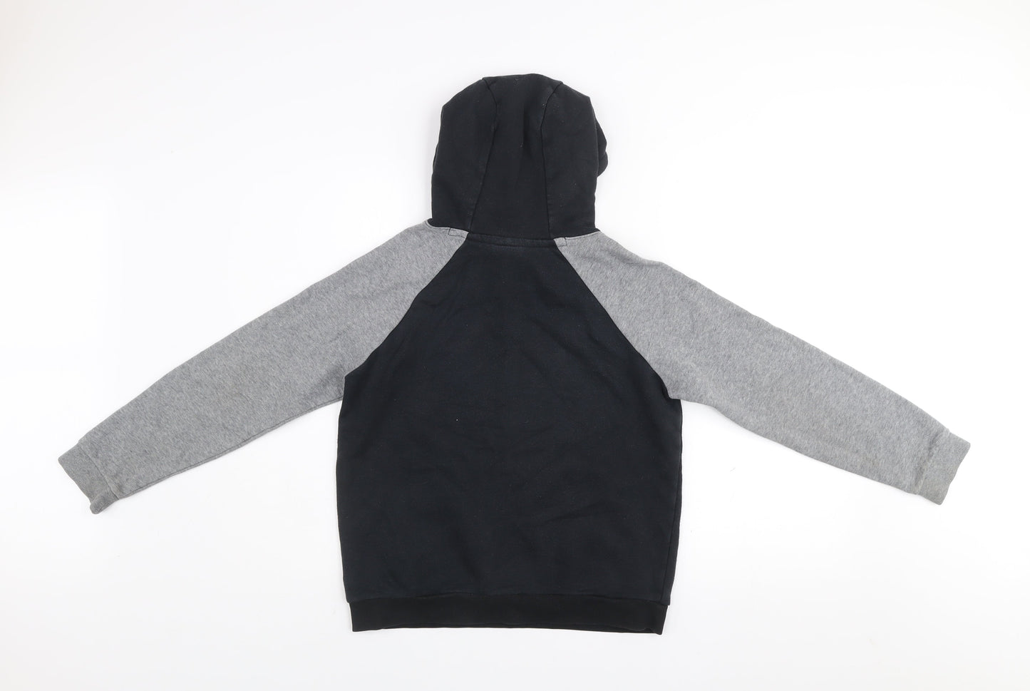 Nike Boys Black & Grey Hoodie 12-13 Years Pullover Sweatshirt