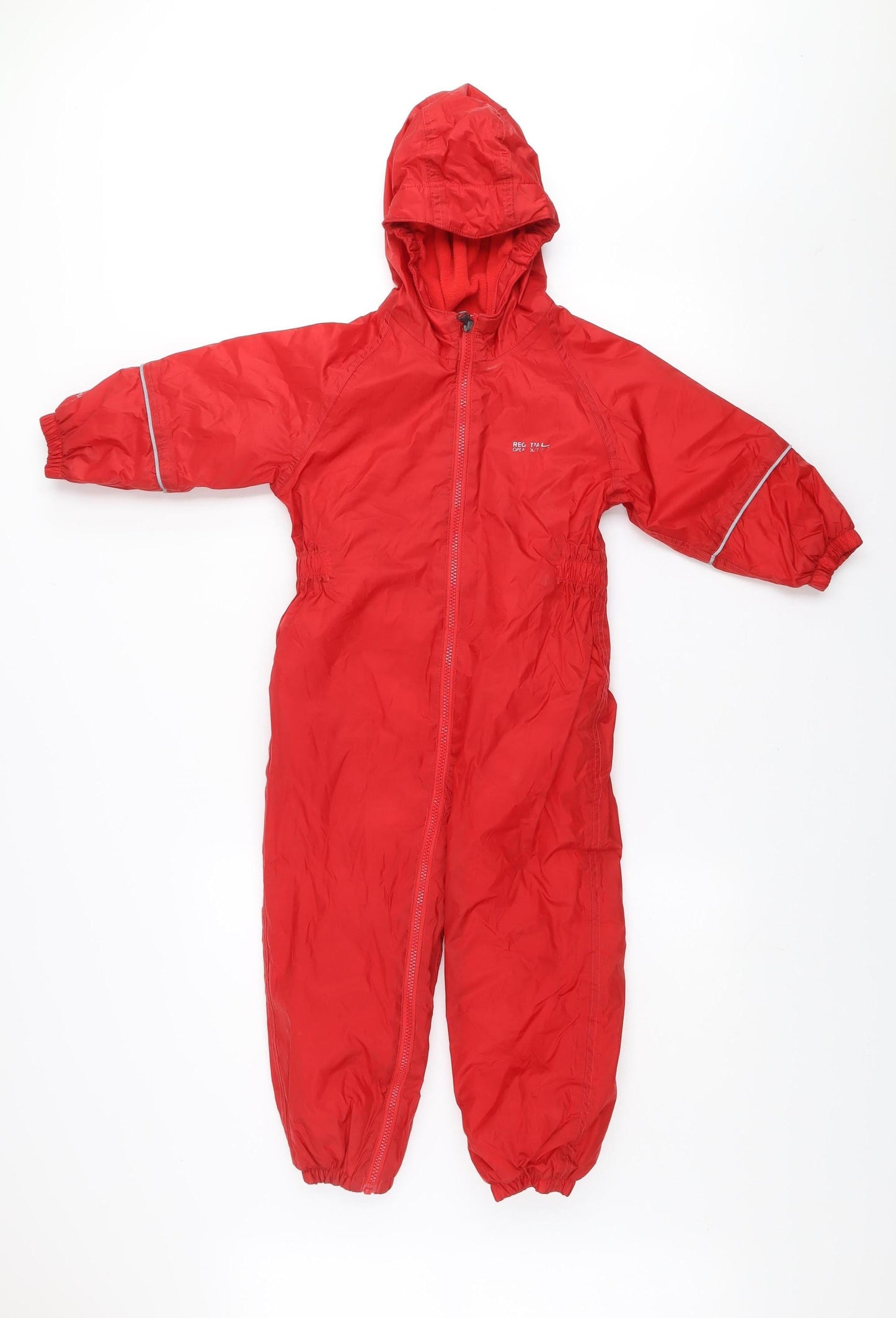 Regatta Boys Red 3-4 Years Waterproof Hooded Snowsuit Ski Suit