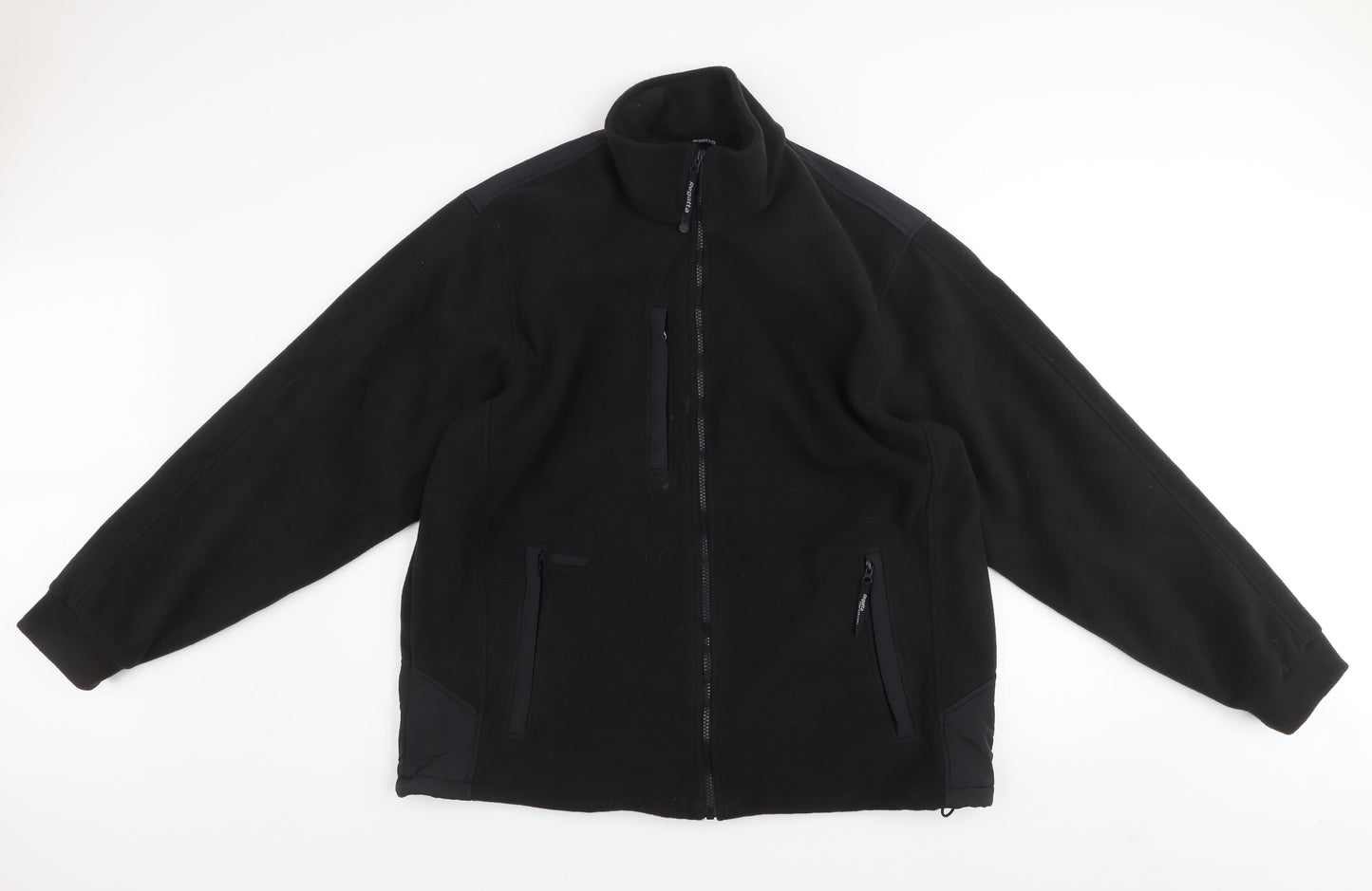 Regatta Men's Black XL Fleece Jacket Full Zip Lined Outdoor