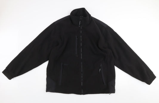Regatta Men's Black XL Fleece Jacket Full Zip Lined Outdoor