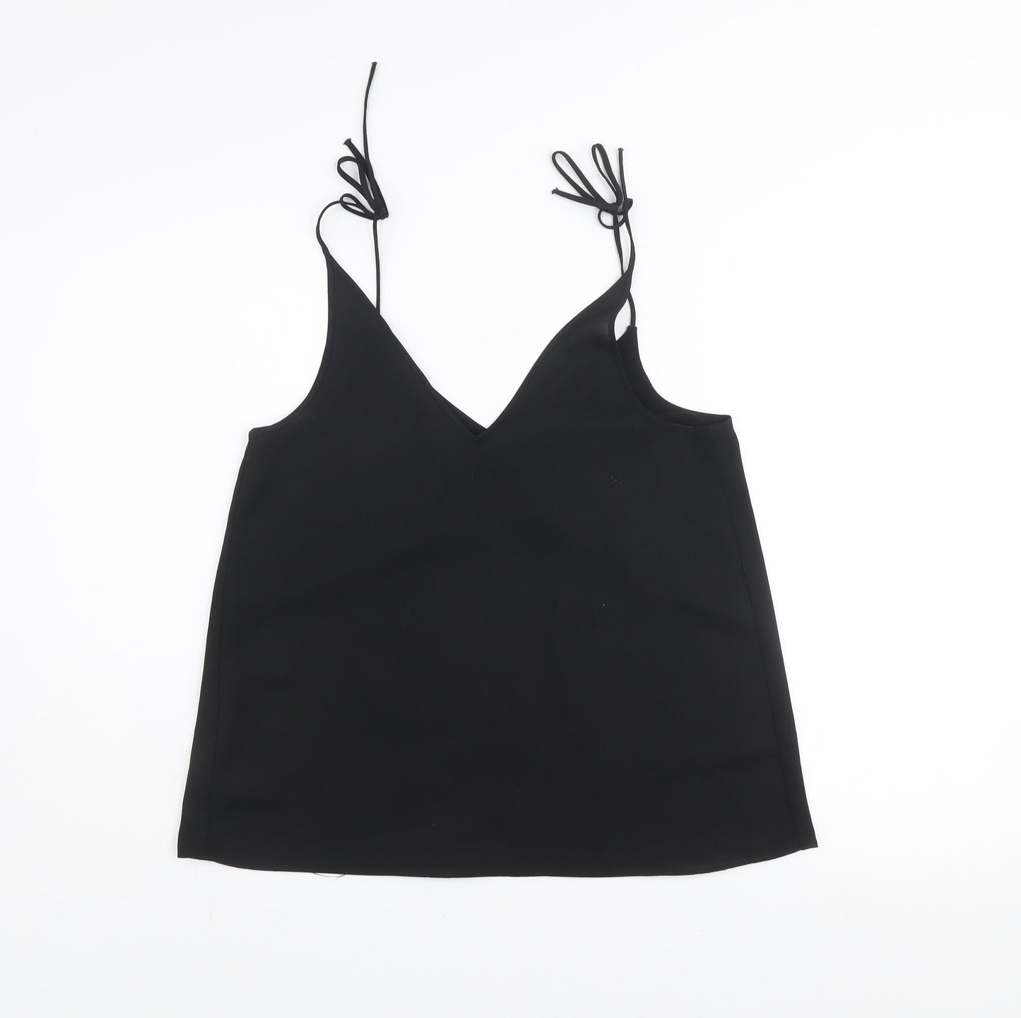 River Island Women’s Black V-Neck Camisole Tank Top Size 10