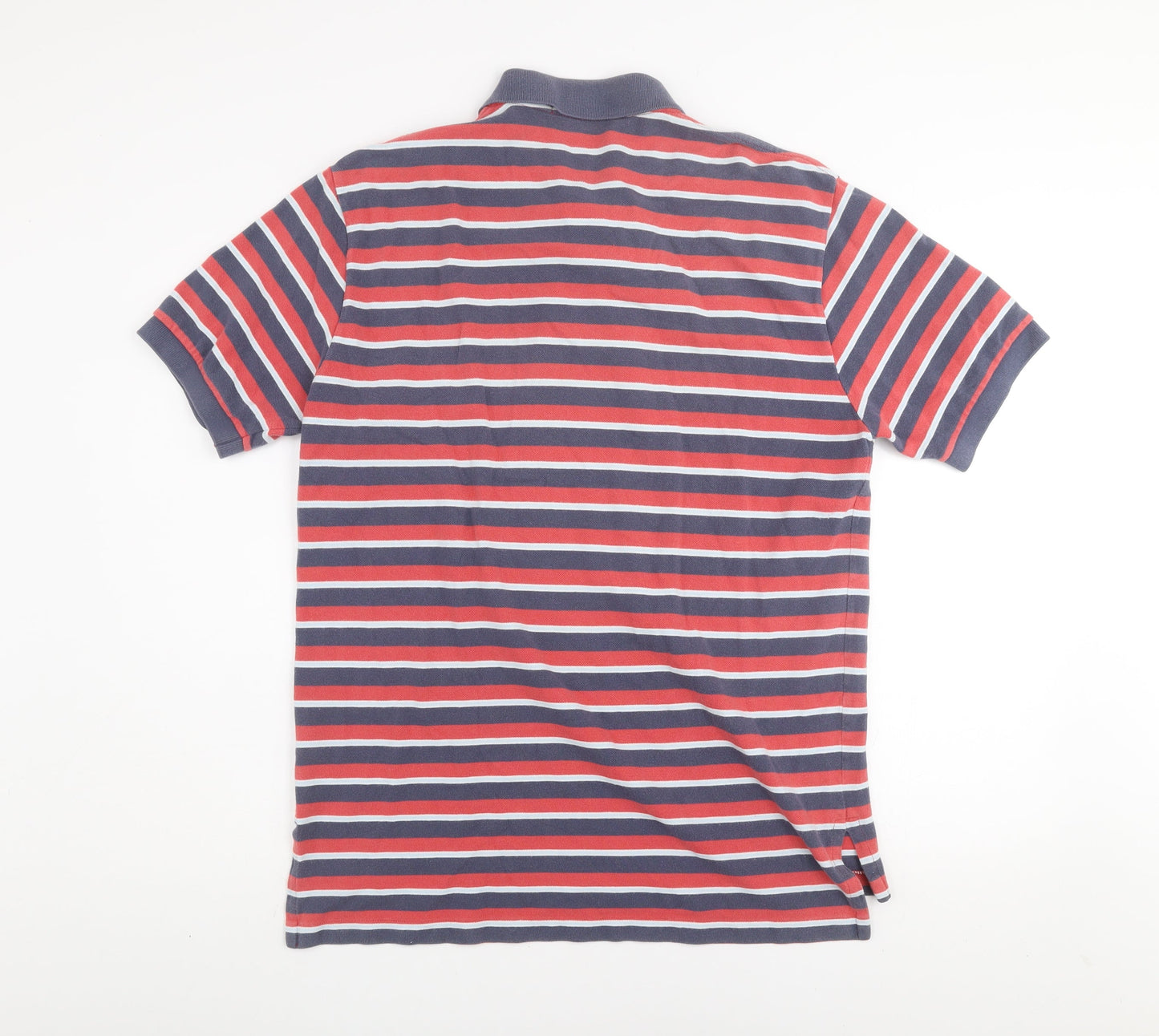 Ralph Lauren Men’s Multicoloured Striped Polo Shirt Size L Cotton