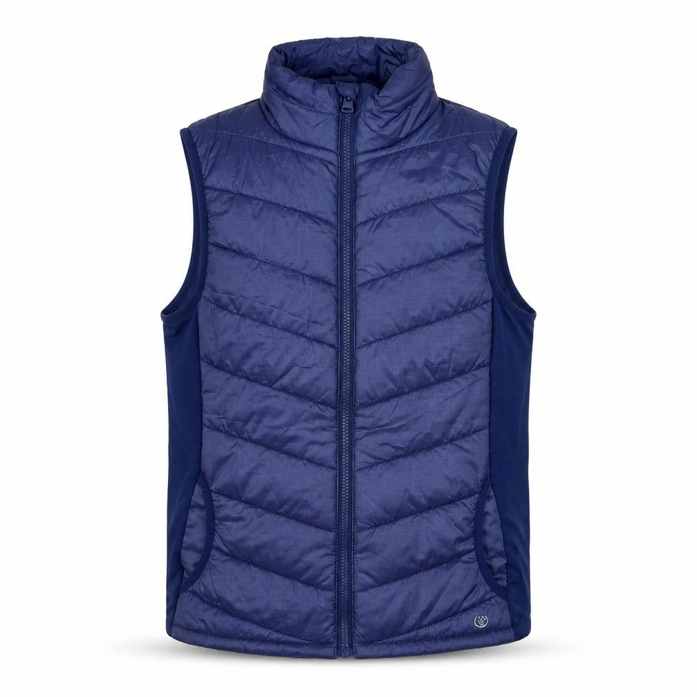Dunnes Men’s Blue Quilted Bodywarmer Gilet S Polyester