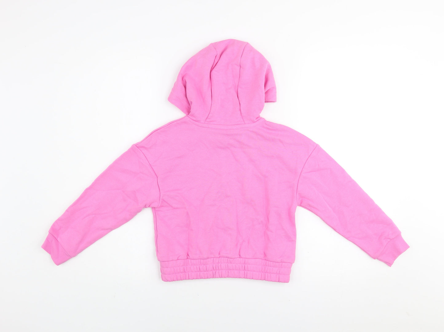 Barbie Girls Pink Full Zip Hoodie 7-8 Years Hooded Sweatshirt