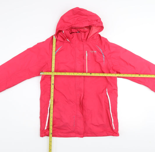 Regatta Womens Pink Waterproof Hooded Rain Jacket Size 10