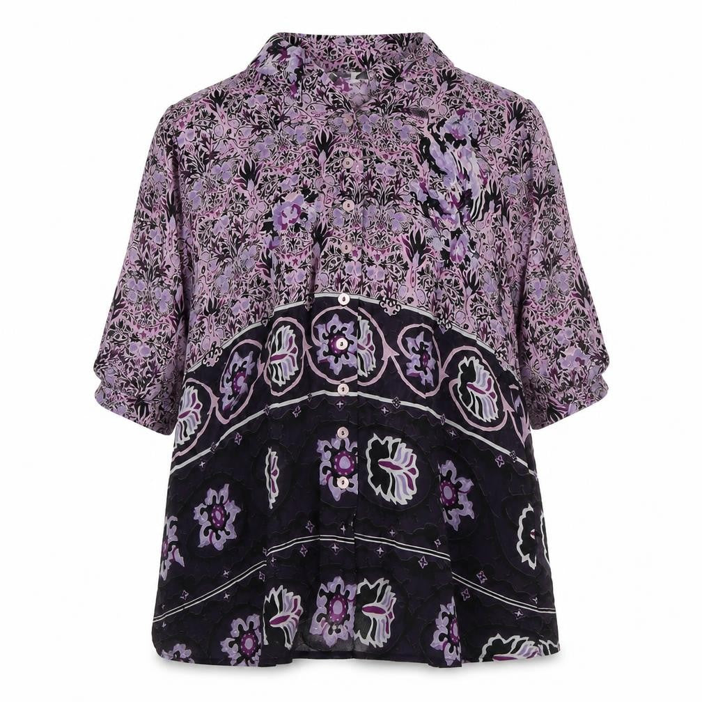 Gerry Weber Women's Multicoloured Floral Viscose Tunic Blouse Size 12