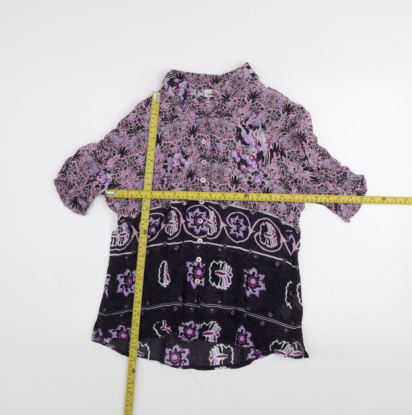 Gerry Weber Women's Multicoloured Floral Viscose Tunic Blouse Size 12