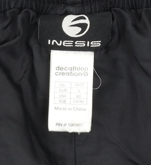 Inesis Men's Black S Walking Trousers Lightweight Quick Dry