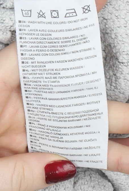 Nike Boys Grey Jogger Sweatpants 8-10 Years Elastic Waist Activewear