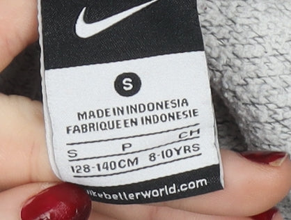 Nike Boys Grey Jogger Sweatpants 8-10 Years Elastic Waist Activewear