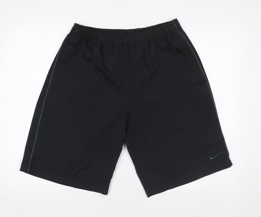 Nike Men's Black Dri-Fit Athletic Shorts Size M Moisture Wicking