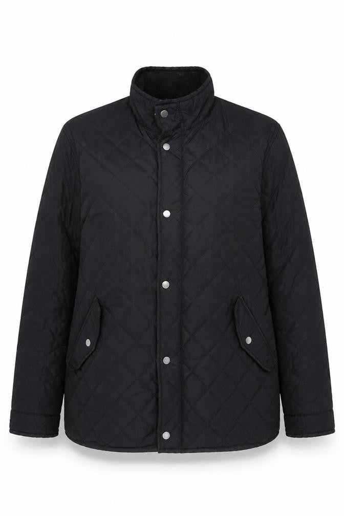 Stone Bay Women’s Black Quilted Mid-Length Jacket XL