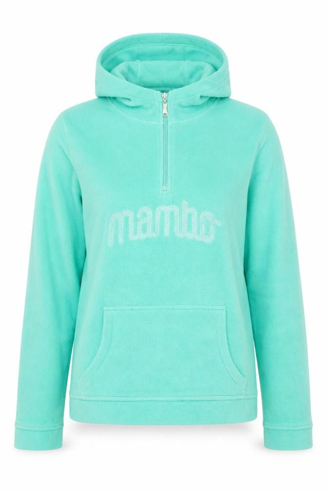 Mambo Goddess Women’s Blue Fleece Hoodie Jumper Size 12