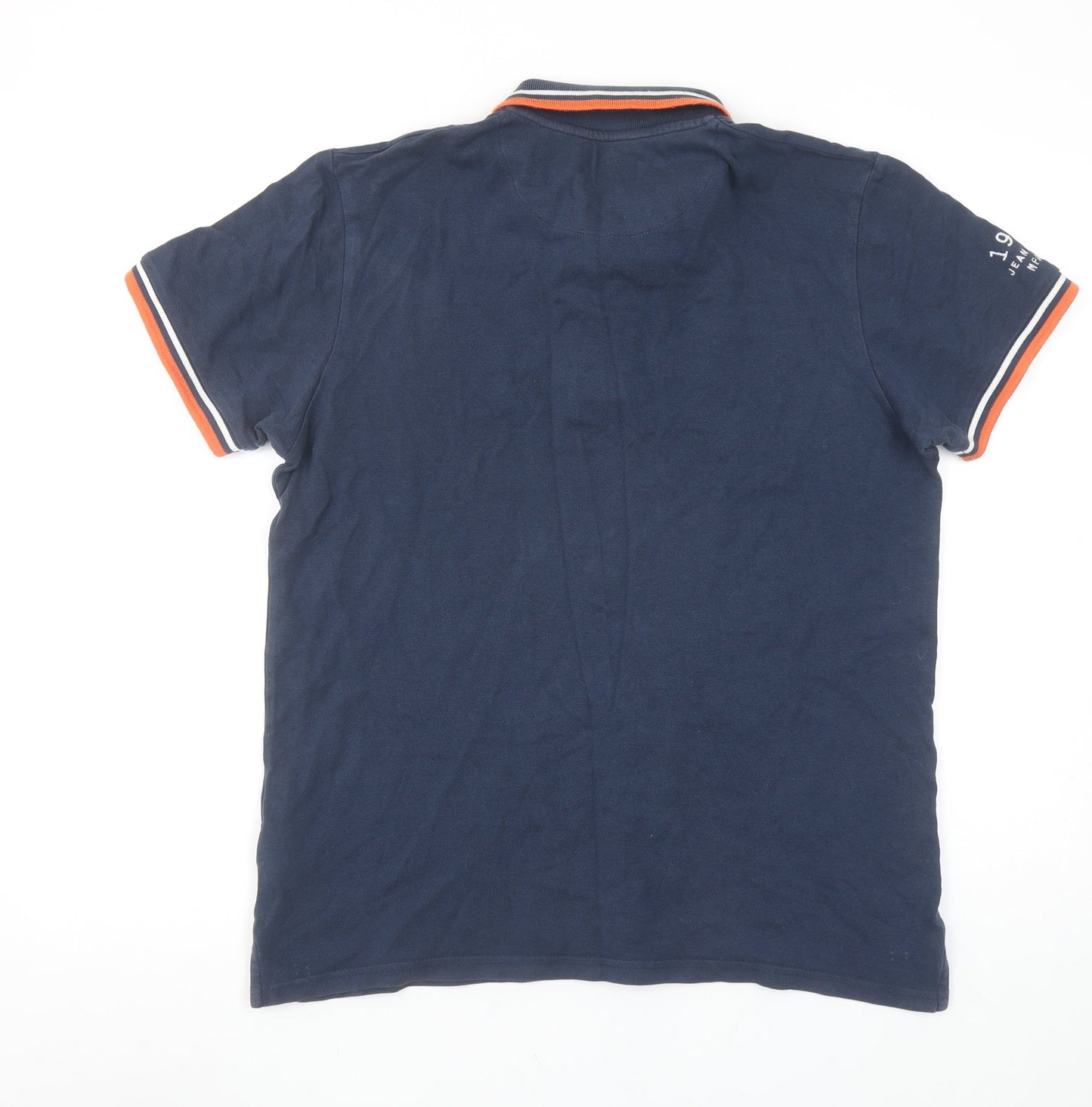 Jack & Jones Men’s Blue Originals Polo Shirt Size L Casual Style