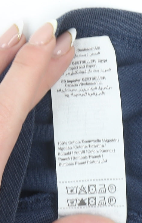 Jack & Jones Men’s Blue Originals Polo Shirt Size L Casual Style