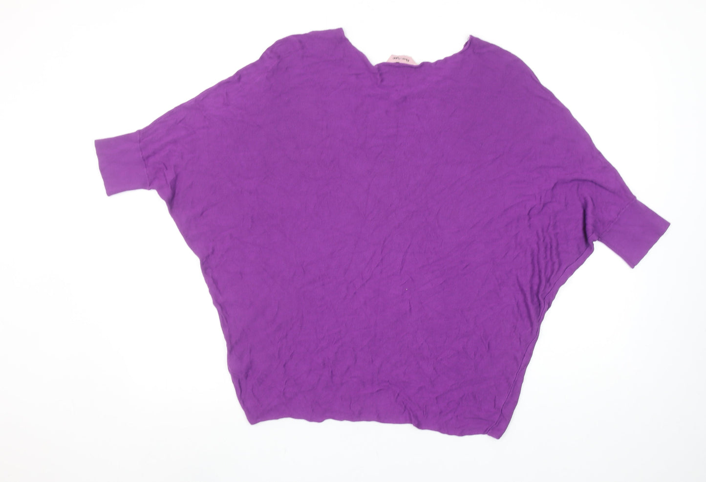 Phase Eight Women's Purple Relaxed Fit Viscose Batwing Blouse M