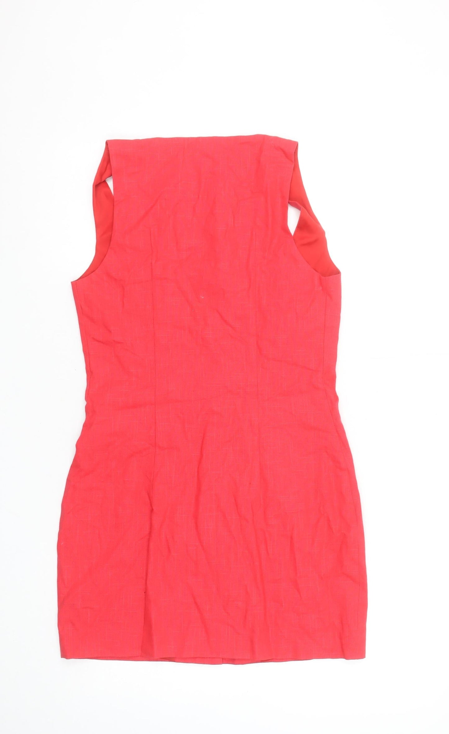Diffuse Women's Red Sleeveless Sheath Dress Size 8 Party Cocktail