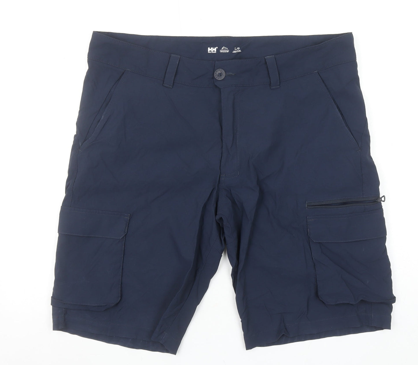 Helly Hansen Men's Blue Cargo Shorts L Outdoor Quick Dry