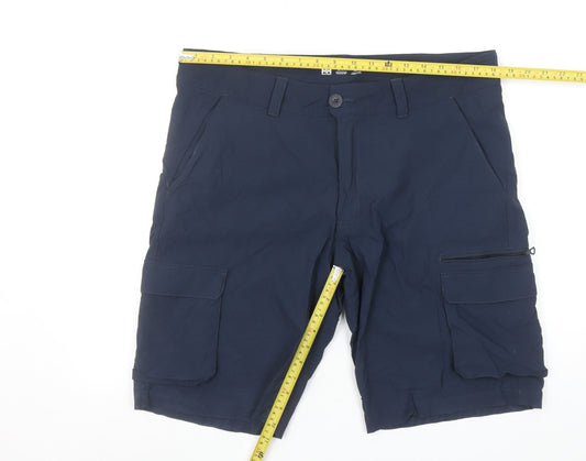 Helly Hansen Men's Blue Cargo Shorts L Outdoor Quick Dry