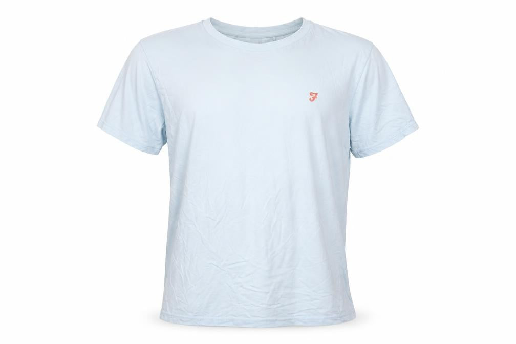 Mens UK Size M Farah Blue  Cotton T-Shirt
