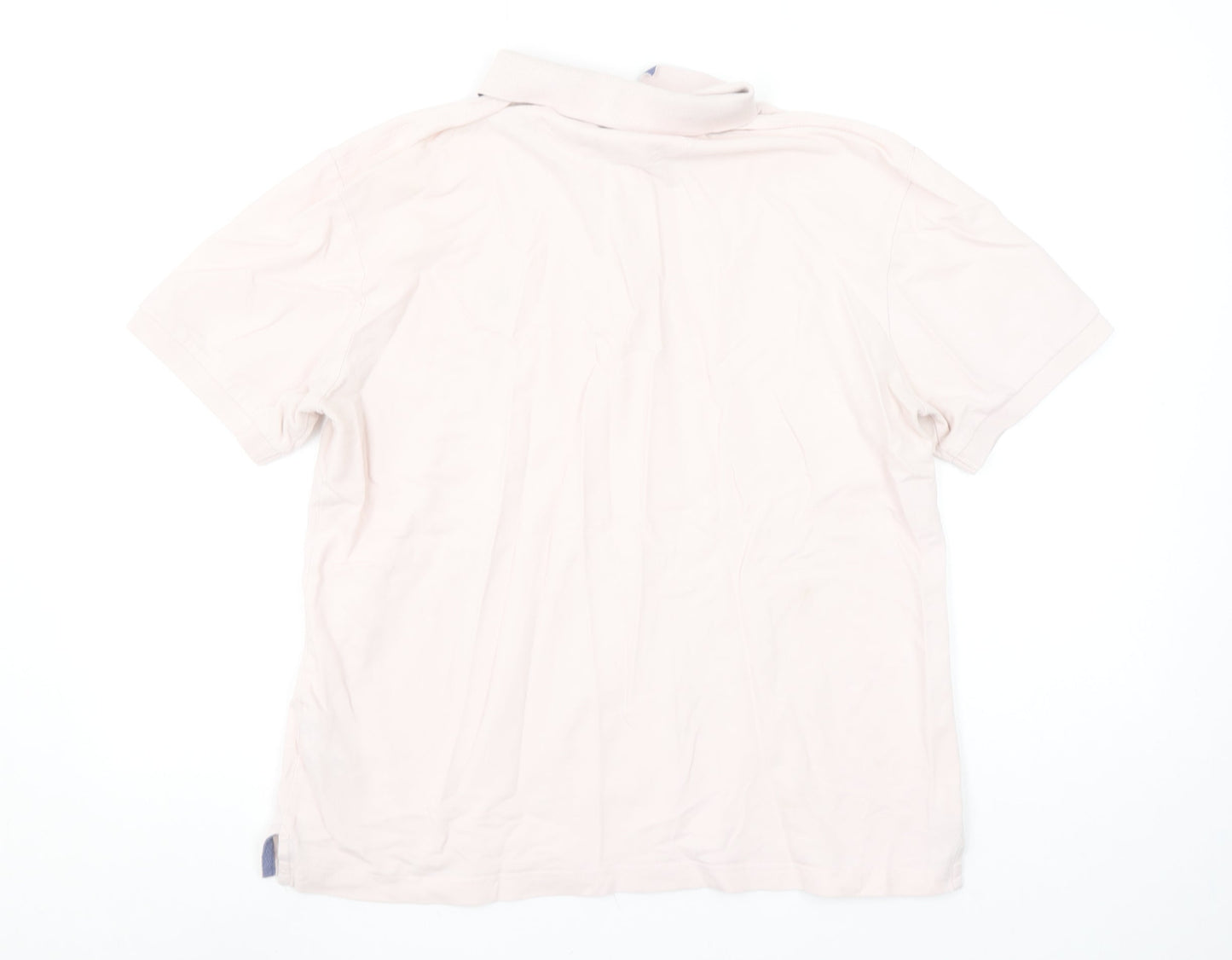 Hackett London Men's Beige Slim Fit Polo Shirt Size L