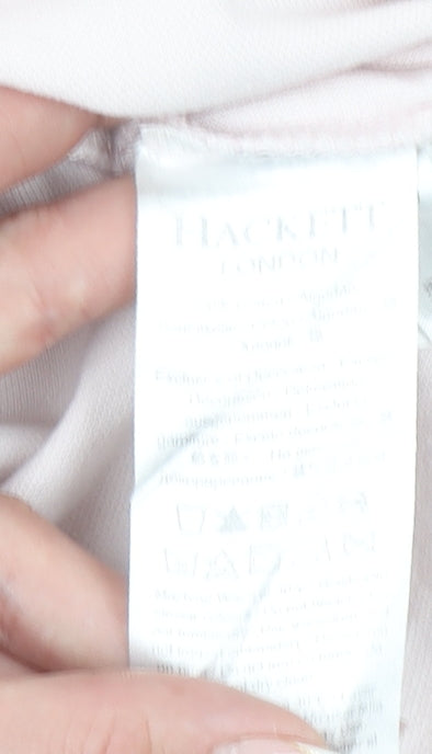 Hackett London Men's Beige Slim Fit Polo Shirt Size L