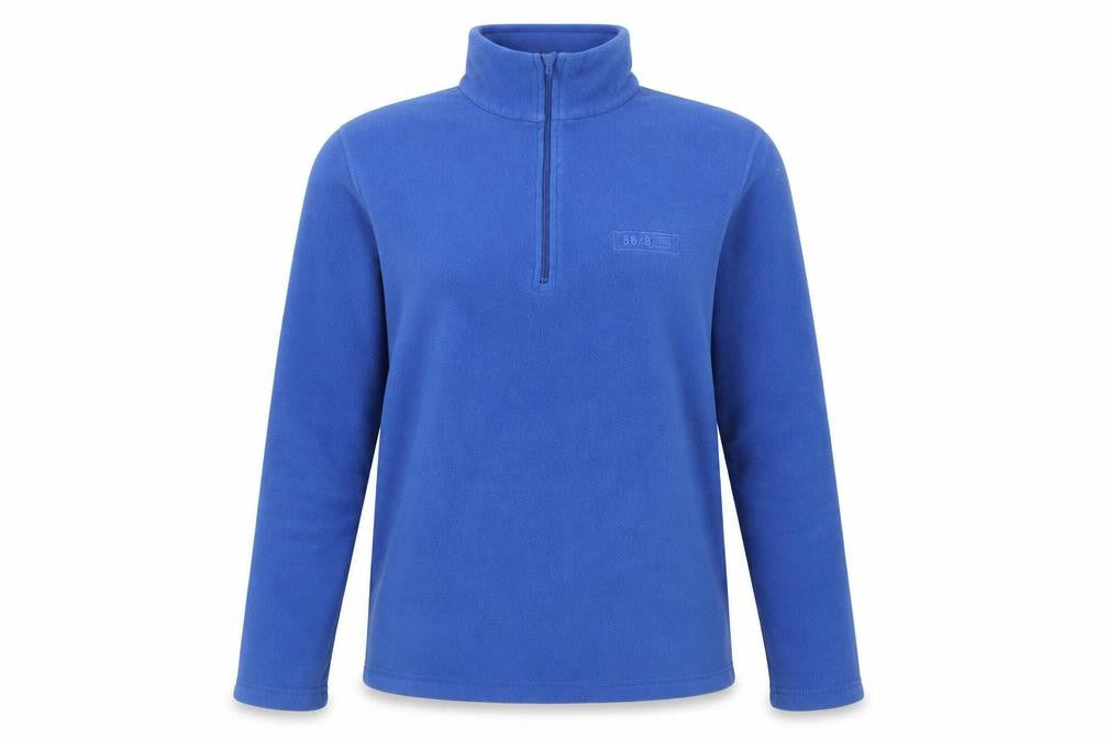 8848 Women’s Blue Fleece 1/2 Zip Pullover Sweatshirt M