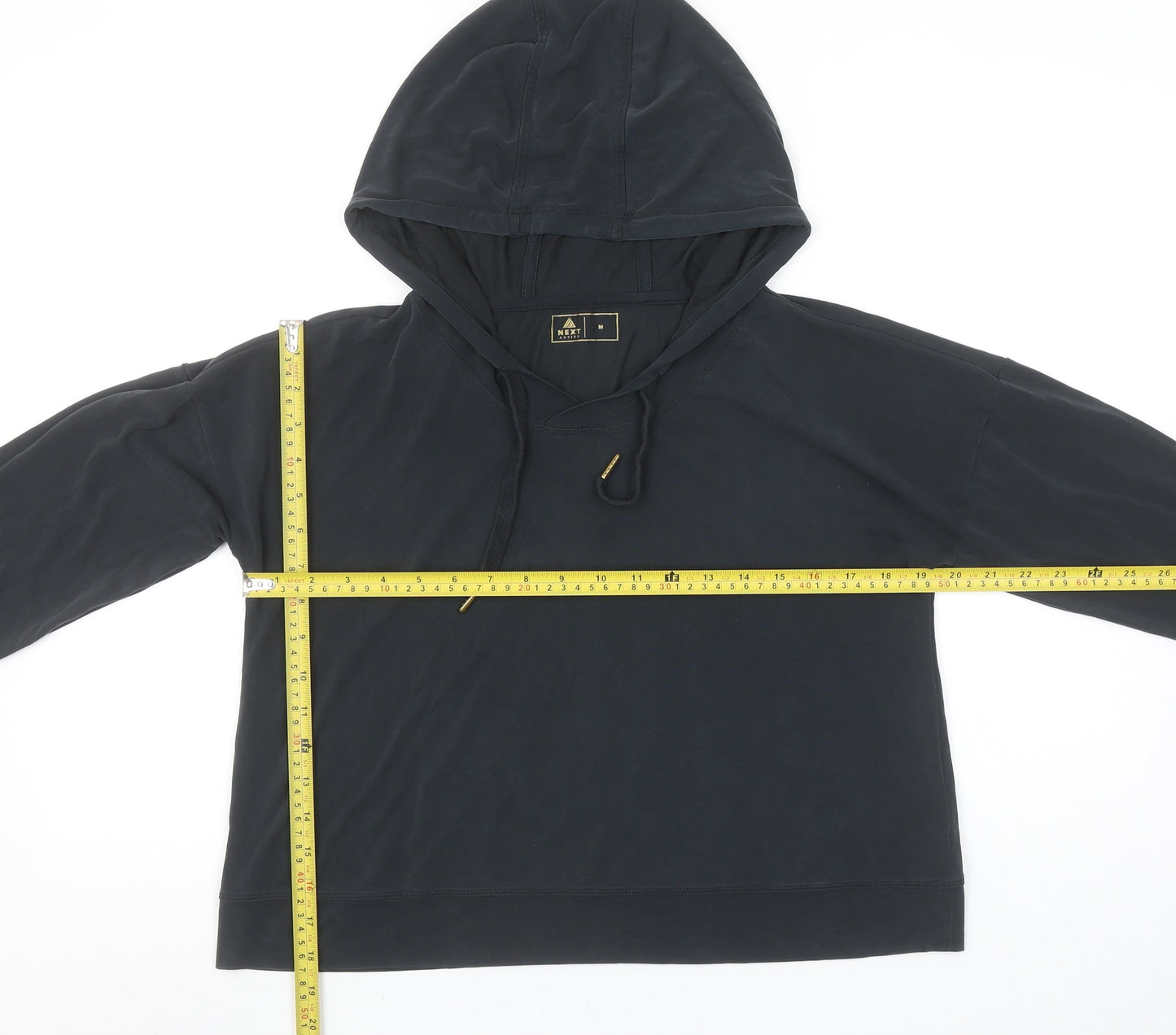 Next Active Women's Black Medium Modal Blend Pullover Hoodie