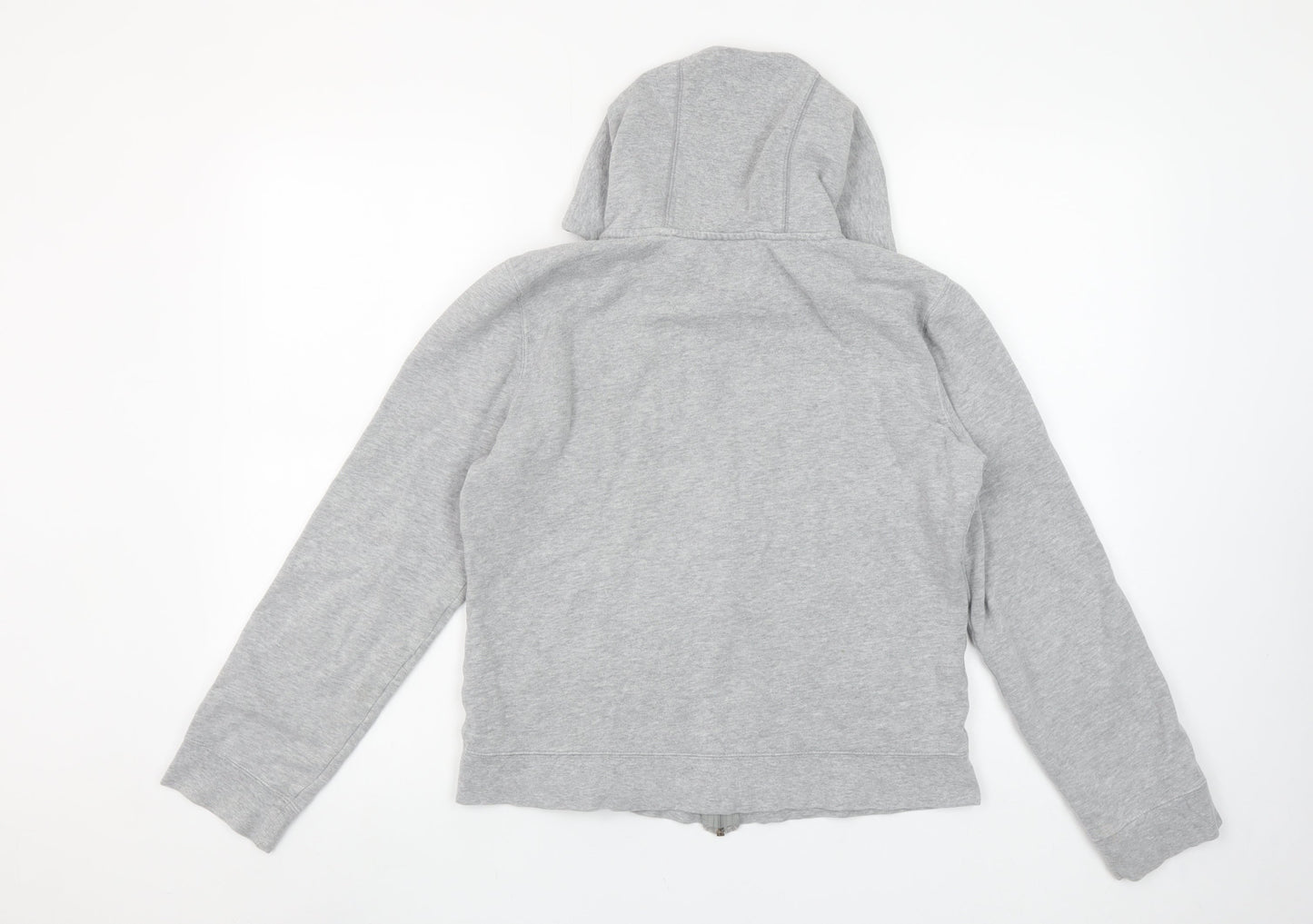 DKNY Active Women's Grey Full Zip Hoodie Size L Cotton Blend