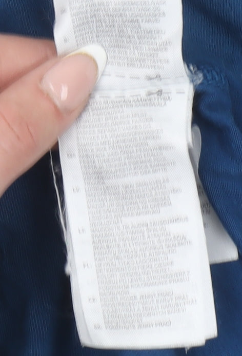 Adidas Boys Blue Short Sleeve Cotton T-Shirt 10-11 Years Sports Logo