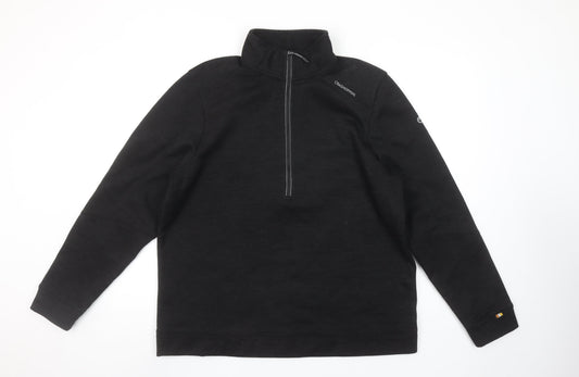 Craghoppers Men's Black L 1/2 Zip Fleece Pullover Sweatshirt
