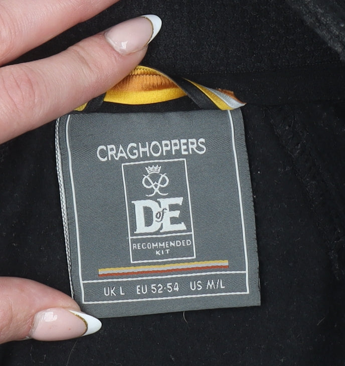 Craghoppers Men's Black L 1/2 Zip Fleece Pullover Sweatshirt