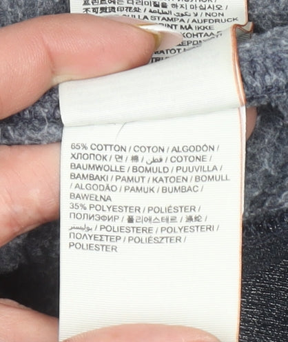 Superdry Men's Grey Full Zip Hoodie Small Track & Field Athletic