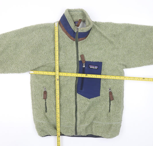 Patagonia Men’s Green Fleece Full Zip Jacket Size M Outdoor Casual