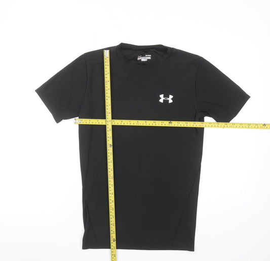 Under Armour Men's Black HeatGear Short Sleeve Compression T-Shirt L
