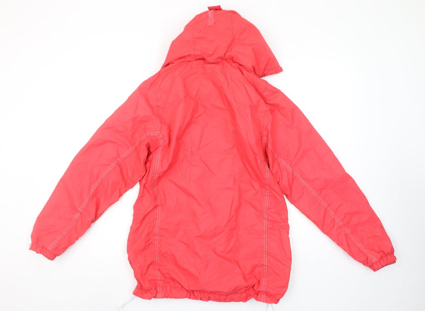 Regatta Women Red Waterproof Hooded Rain Jacket Size 10