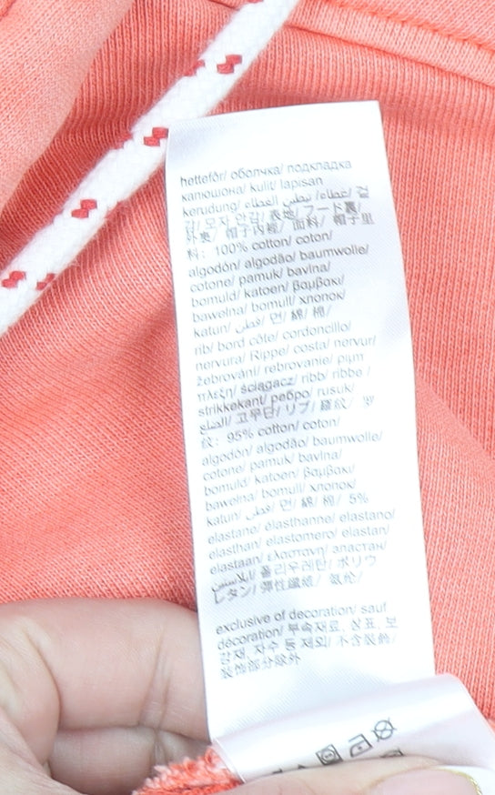 Tommy Jeans Keith Haring Coral Hoodie Women M Graphic Pullover Cotton