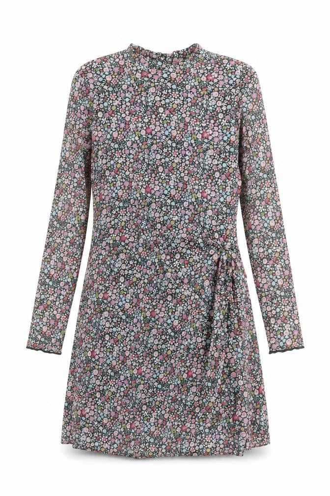 Leigh Tucker Willow Girls Multicoloured Floral A-Line Dress 11-12 Years