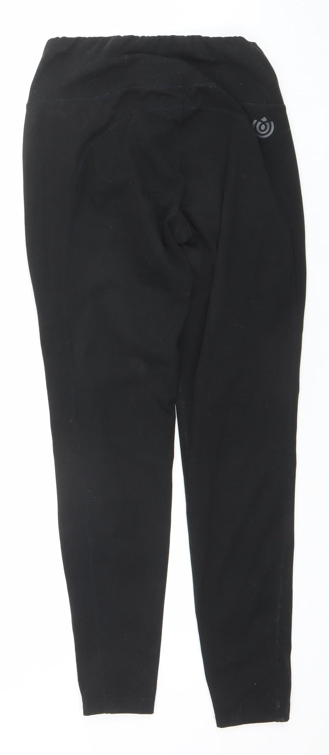 Energetics Womens Black Size 8 Leggings with DryPlus Technology